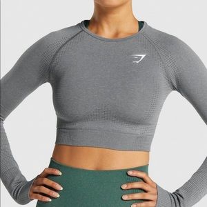 NWT Gym Shark Crop top